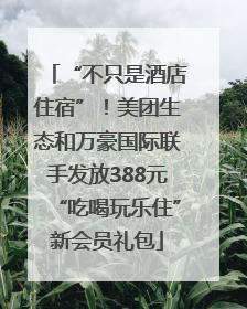 “不只是酒店住宿”！美团生态和万豪国际联手发放388元“吃喝玩乐住”新会员礼包
