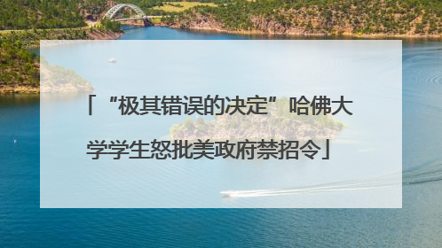 “极其错误的决定”哈佛大学学生怒批美政府禁招令