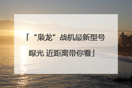 “枭龙”战机最新型号曝光 近距离带你看