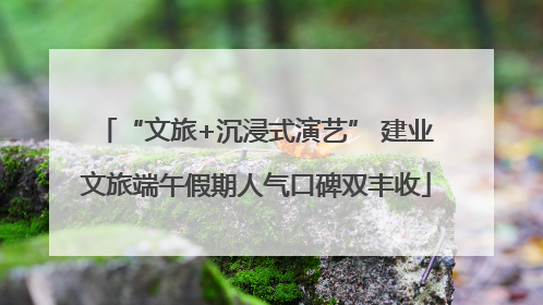 “文旅+沉浸式演艺” 建业文旅端午假期人气口碑双丰收
