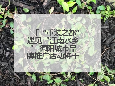 “重装之都”遇见“江南水乡” 德阳城市品牌推广活动将于无锡拉开帷幕
