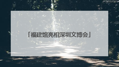 福建馆亮相深圳文博会