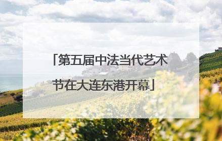 第五届中法当代艺术节在大连东港开幕