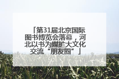第31届北京国际图书博览会落幕，河北以书为媒扩大文化交流“朋友圈”