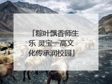 粽叶飘香师生乐 灵宝一高文化传承润校园