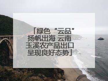 绿色“云品”扬帆出海 云南玉溪农产品出口呈现良好态势