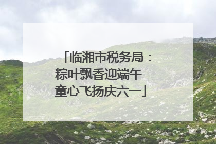 临湘市税务局：粽叶飘香迎端午 童心飞扬庆六一