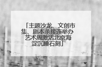 主题沙龙、文创市集、剧本杀接连举办 艺术周激活北京海淀沉睡石刻