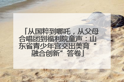 从国粹到哪吒，从父母合唱团到福利院童声：山东省青少年宫交出美育“融合创新”答卷