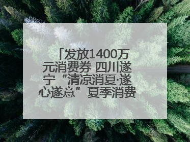 发放1400万元消费券 四川遂宁“清凉消夏·遂心遂意”夏季消费季活动启动