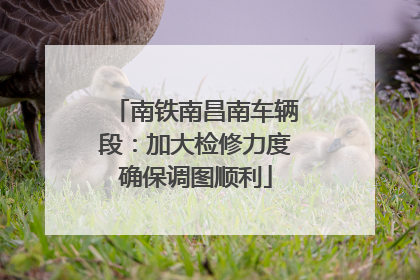 南铁南昌南车辆段：加大检修力度确保调图顺利