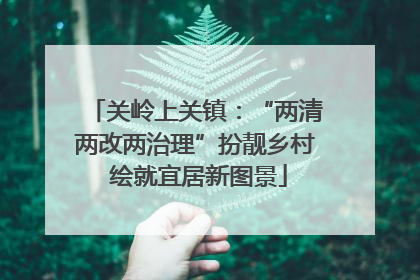 关岭上关镇：“两清两改两治理”扮靓乡村 绘就宜居新图景