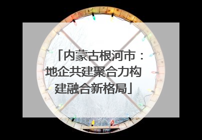 内蒙古根河市：地企共建聚合力构建融合新格局