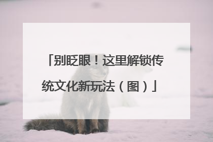 别眨眼！这里解锁传统文化新玩法（图）