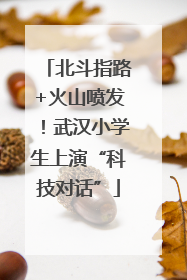 北斗指路+火山喷发！武汉小学生上演“科技对话”