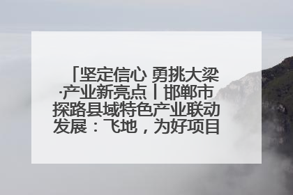 坚定信心 勇挑大梁·产业新亮点丨邯郸市探路县域特色产业联动发展：飞地，为好项目跨域安个家