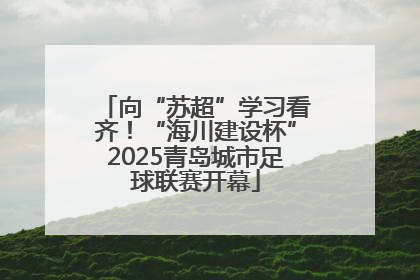 向“苏超”学习看齐！“海川建设杯”2025青岛城市足球联赛开幕