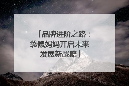 品牌进阶之路：袋鼠妈妈开启未来发展新战略
