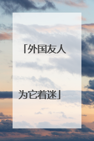 外国友人为它着迷
