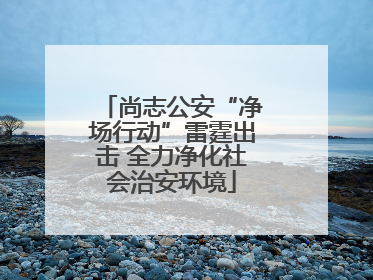 尚志公安“净场行动”雷霆出击 全力净化社会治安环境