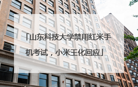 山东科技大学禁用红米手机考试，小米王化回应