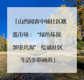 山西闻喜中城社区跳蚤市场：“绿色环保 邻里共淘” 绘就社区生活多彩画卷
