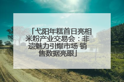 弋阳年糕首日亮相米粉产业交易会：非遗魅力引爆市场 销售数据亮眼