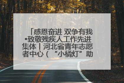 感恩奋进 双争有我•致敬残疾人工作先进集体丨河北省青年志愿者中心（“小橘灯”助残接力计划实施团队）：用温暖陪伴，守护特殊孩子成长