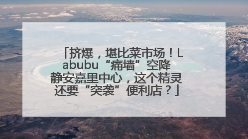 挤爆，堪比菜市场！Labubu“痛墙”空降静安嘉里中心，这个精灵还要“突袭”便利店？