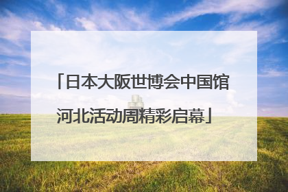 日本大阪世博会中国馆河北活动周精彩启幕