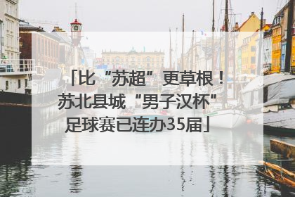 比“苏超”更草根！苏北县城“男子汉杯”足球赛已连办35届