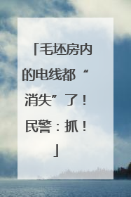 毛坯房内的电线都“消失”了！民警：抓！