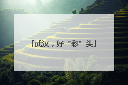 武汉，好“彩”头