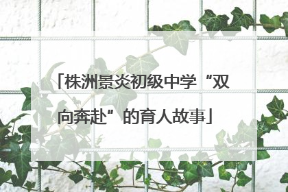 株洲景炎初级中学“双向奔赴”的育人故事