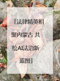 法律精英相聚内蒙古 共绘AI法治新蓝图