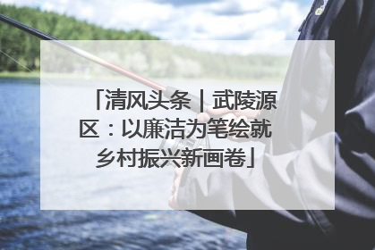 清风头条｜武陵源区：以廉洁为笔绘就乡村振兴新画卷
