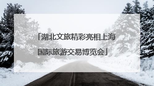 湖北文旅精彩亮相上海国际旅游交易博览会