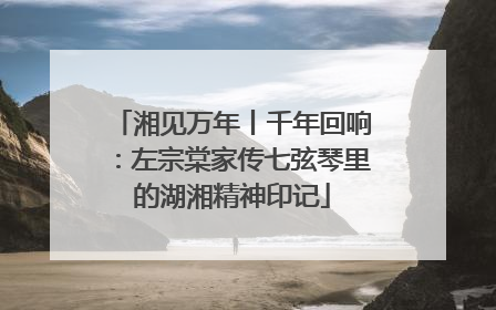 湘见万年丨千年回响：左宗棠家传七弦琴里的湖湘精神印记