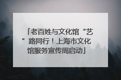 老百姓与文化馆“艺”路同行！上海市文化馆服务宣传周启动