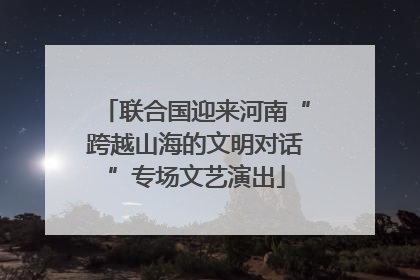 联合国迎来河南“跨越山海的文明对话”专场文艺演出