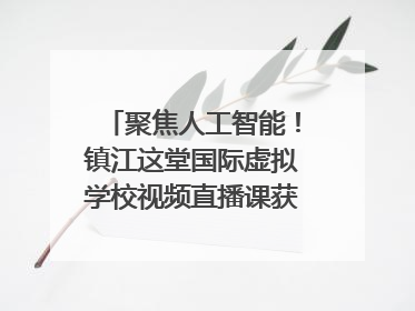 聚焦人工智能！镇江这堂国际虚拟学校视频直播课获韩美伙伴点赞