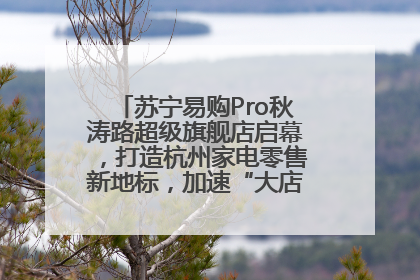 苏宁易购Pro秋涛路超级旗舰店启幕，打造杭州家电零售新地标，加速“大店攻略”全省布局