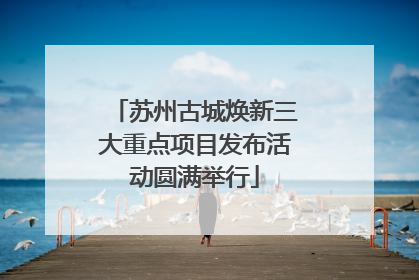 苏州古城焕新三大重点项目发布活动圆满举行