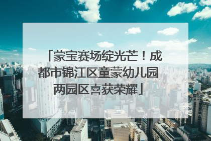 蒙宝赛场绽光芒！成都市锦江区童蒙幼儿园两园区喜获荣耀