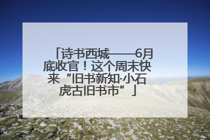 诗书西城——6月底收官！这个周末快来“旧书新知·小石虎古旧书市”