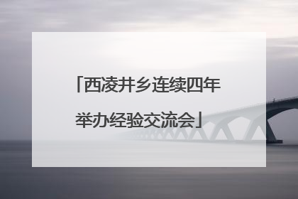 西凌井乡连续四年举办经验交流会