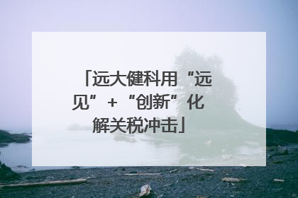 远大健科用“远见”+“创新”化解关税冲击