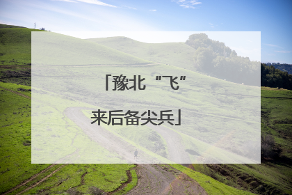 豫北“飞”来后备尖兵