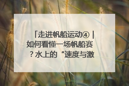 走进帆船运动④｜如何看懂一场帆船赛？水上的“速度与激情”同样精彩