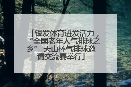 银发体育迸发活力，“全国老年人气排球之乡” 天山杯气排球邀请交流赛举行